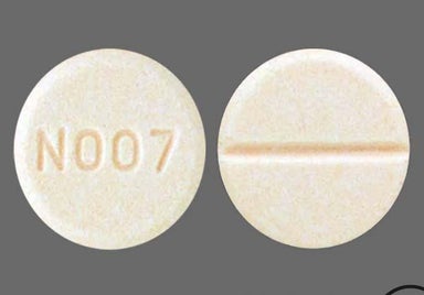 Orange Round N007 - Propranolol Hydrochloride 10mg Tablet