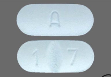 Blue Oblong 1 7 - Sertraline Hydrochloride 50mg Tablet