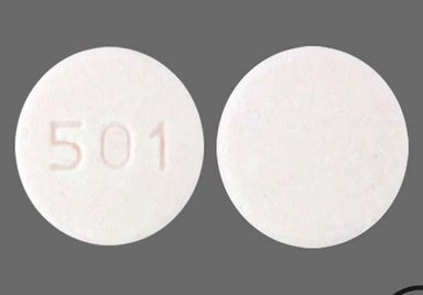 Pink Round 501 - Terbinafine Hydrochloride 250mg Tablet