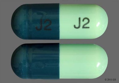 Green Capsule J2 J2 - Cephalexin 500mg Capsule