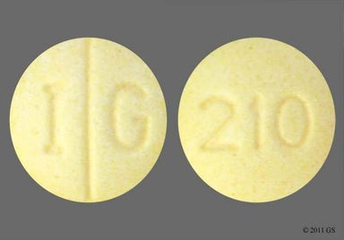 Yellow Round I G - Folic Acid 1mg Tablet