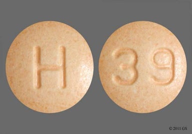 Orange Round H And 39 - Hydralazine Hydrochloride 25mg Tablet