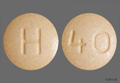 Orange Round 40 - Hydralazine Hydrochloride 50mg Tablet