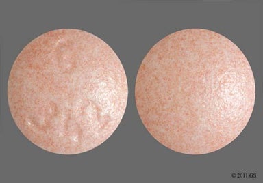 Pink Round G 342 - Oxybutynin Chloride 10mg Extended-Release Tablet