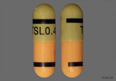 Green, Orange Capsule TSL 0.4 - Tamsulosin Hydrochloride 0.4mg Capsule