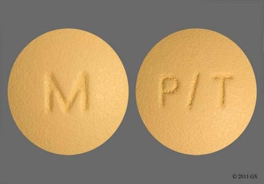 Yellow Round P / T And M - Tramadol Hydrochloride/Acetaminophen 37.5mg-325mg Tablet