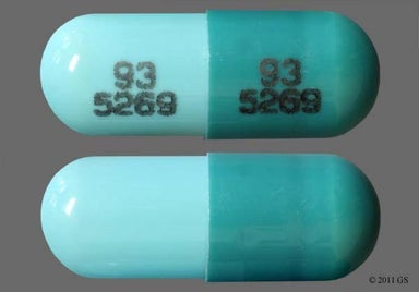 Blue, Blue-green Capsule 93 5269 93 5269 - Zaleplon 10mg Capsule
