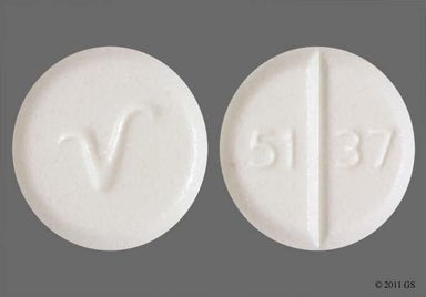 White Round 51 37 - Promethazine Hydrochloride 25mg Tablet