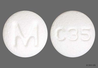 White Round M And C35 - Cetirizine Hydrochloride 5mg Tablet