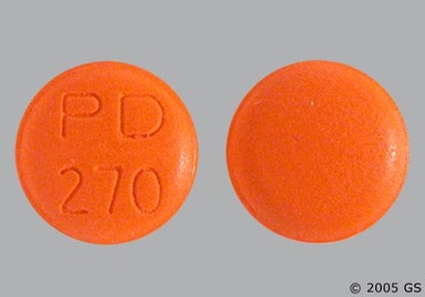 Orange Round Pd 270 - Phenelzine Sulfate 15mg Tablet