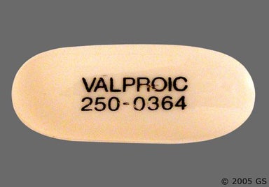 White Capsule VALPROIC 250-0364 - Valproic Acid 250mg Capsule