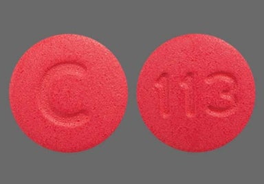 Pink Round 113 - Demeclocycline Hydrochloride 300mg Tablet