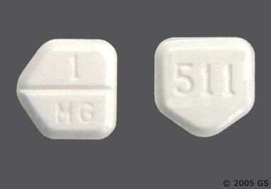 White Pentagon 1 MG - Lorazepam 1mg Tablet
