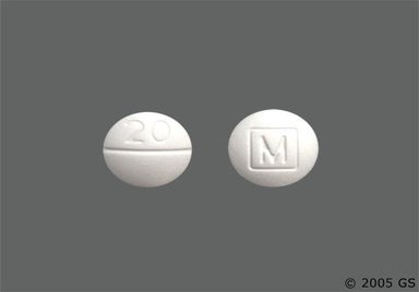White Round 20 And M - Methylphenidate Hydrochloride 20mg Tablet