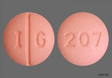 Pink Round I G And 207 - Citalopram Hydrobromide 20mg Tablet