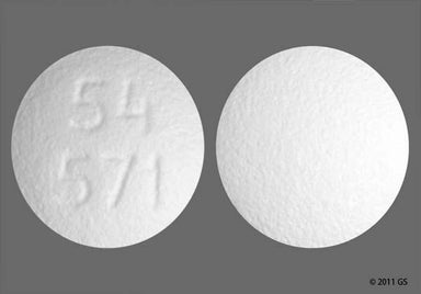 White Round 54 571 - Exemestane 25mg Tablet