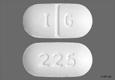 White Oblong I G And 225 - Gemfibrozil 600mg Tablet