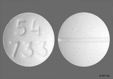 White Round 54 733 - Morphine Sulfate 15mg Tablet