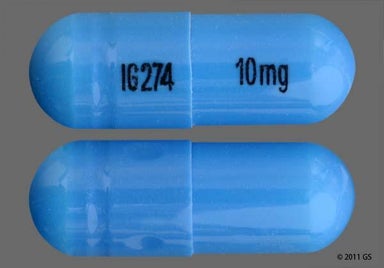 Blue Capsule IG274 10 mg - Ramipril 10mg Capsule