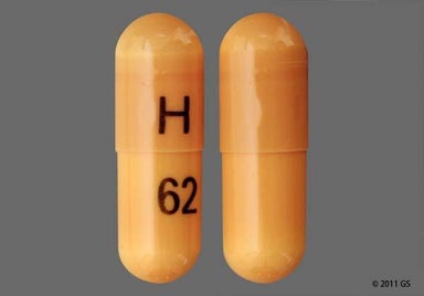 Orange Capsule H 62 - Stavudine 30mg Capsule