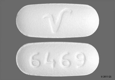 White Oblong 6469 And V - Zolpidem Tartrate 10mg Tablet
