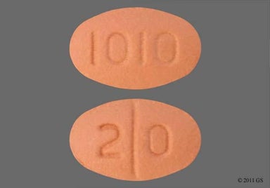 Tan Oval 1010 - Citalopram Hydrobromide 20mg Tablet