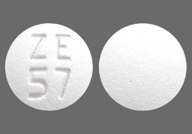 White Round ZE 57 - Bicalutamide 50mg Tablet