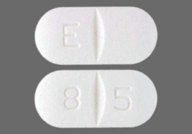 White Oblong 8 5 - Penicillin VK 500mg Tablet
