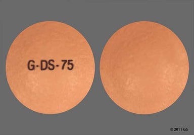 Pink Round G-DS-75 - Diclofenac Sodium 75mg Delayed-Release Tablet