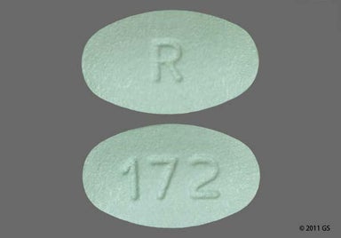 Green Oval 172 - Finasteride 5mg Tablet