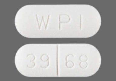 White Oblong Wpi And 39 68 - Chlorzoxazone 500mg Tablet