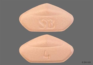 Orange Pentagon SB - Avandia 4mg Tablet