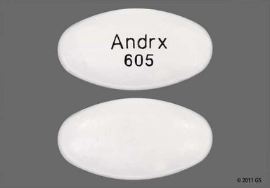 White Oval Andrx 605 - Equate Allergy Relief D 24 Hour Extended-Release Tablet