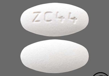 White Oval ZC44 - Pravastatin Sodium 40mg Tablet