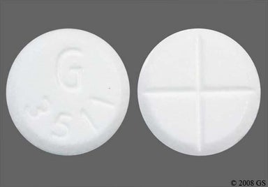 White Round G 3511 - Pyridostigmine Bromide 60mg Tablet