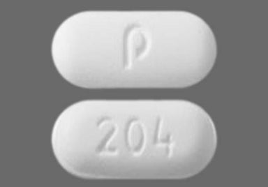 White Oblong 204 - Levetiracetam 500mg Extended-Release Tablet
