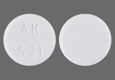 White Round AN 521 - Promethazine Hydrochloride 25mg Tablet
