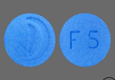 Blue Round LOGO - Finasteride 5mg Tablet
