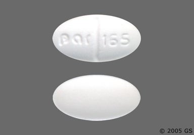 White Oval Par 165 - Benztropine Mesylate 1mg Tablet