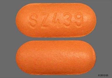 Orange Oblong Sz 439 - Cefpodoxime Proxetil 200mg Tablet