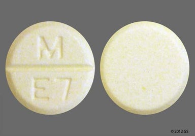 Yellow Round M E7 - Estropipate 0.75mg Tablet