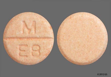 Peach Round M E8 - Estropipate 1.5mg Tablet