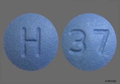 Blue Round H And 37 - Finasteride 5mg Tablet