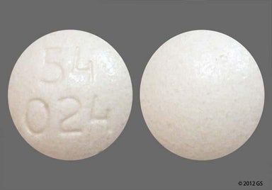 White Round 54 024 - Flecainide Acetate 50mg Tablet