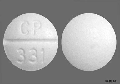 White Round CP 331 - Hydrocortisone 5mg Tablet