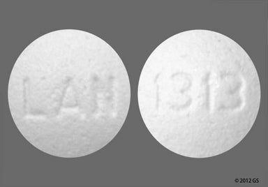 White Round 1313 And Lan - Pilocarpine Hydrochloride 5mg Tablet