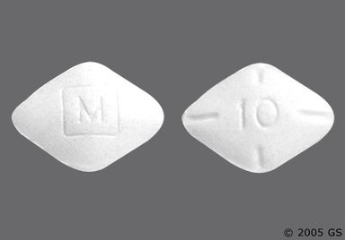 White Diamond M And 10 - Dextroamphetamine Sulfate 10mg Tablet