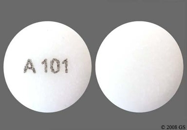 White Round A 101 - Bupropion Hydrochloride 150mg Extended-Release (XL) Tablet