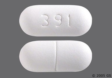 White Oblong 391 - Oxaprozin 600mg Tablet