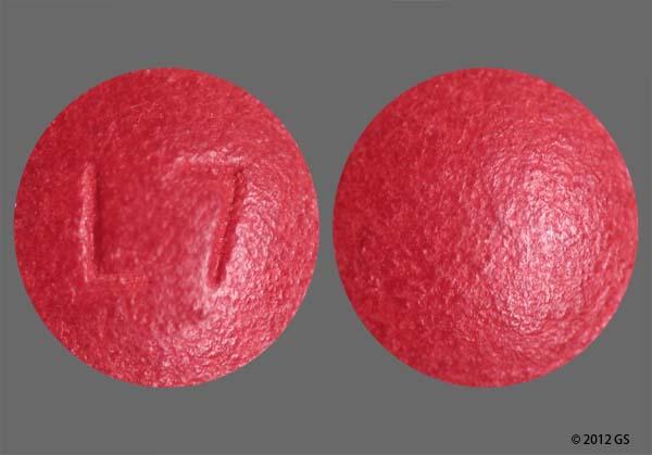 Phenylephrine Sudafed Pe Basics, Round Red Tablet